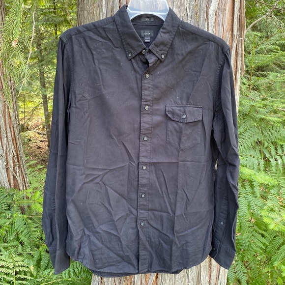 Men’s black J Crew Button Up